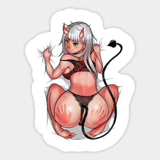 Naughty Anime girl Sticker